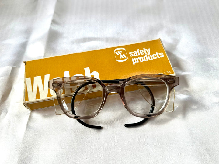 1968's VINTAGE WELSH SAFETY
GLASSES MADE IN U.S.A