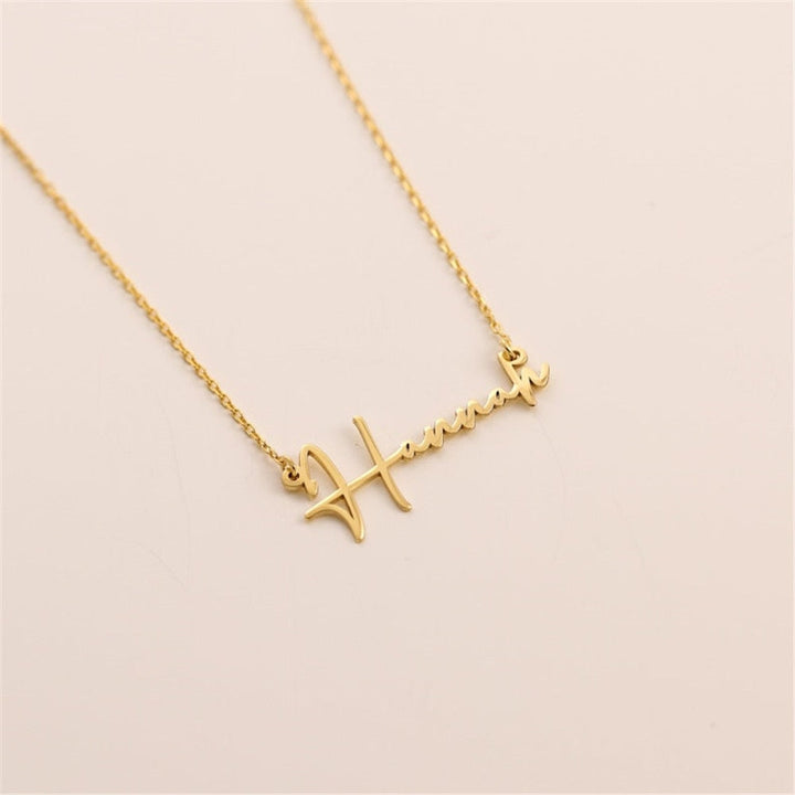 18k Gold Filled Customised Handwritten Name Necklace