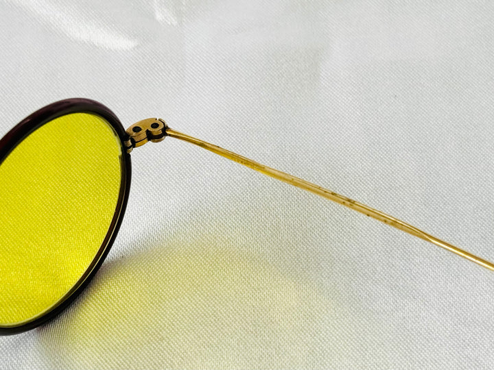 1940s-1960s VINTAGE ALGHA ROUND SUNGLASSES FRAME ENGLAND