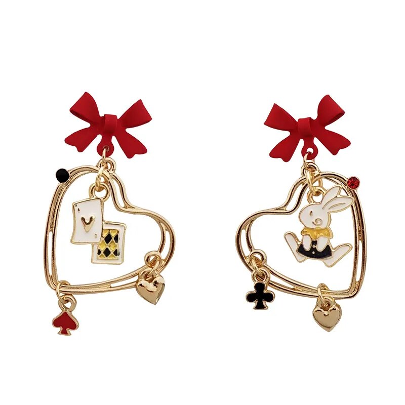 The White Rabbit Clip on Earrings