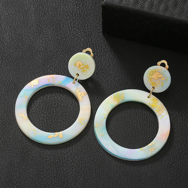 Handmade Clay Clip on Earrings