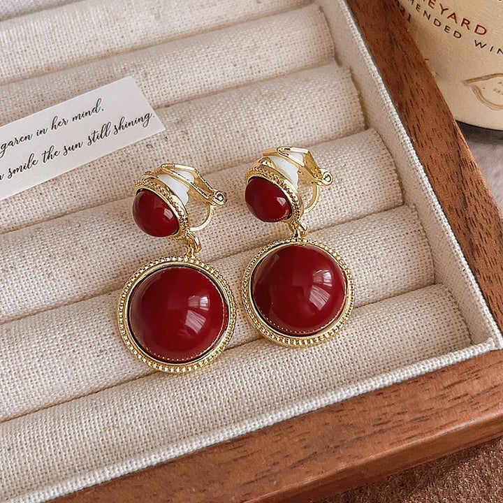Pearl Hepburn Clip on Earrings
