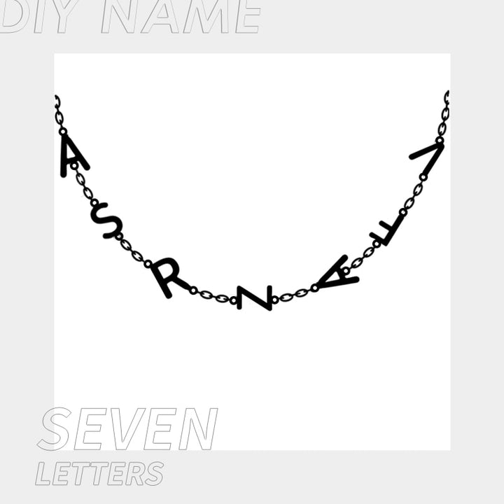 Tiny Initial Letter Name Necklaces