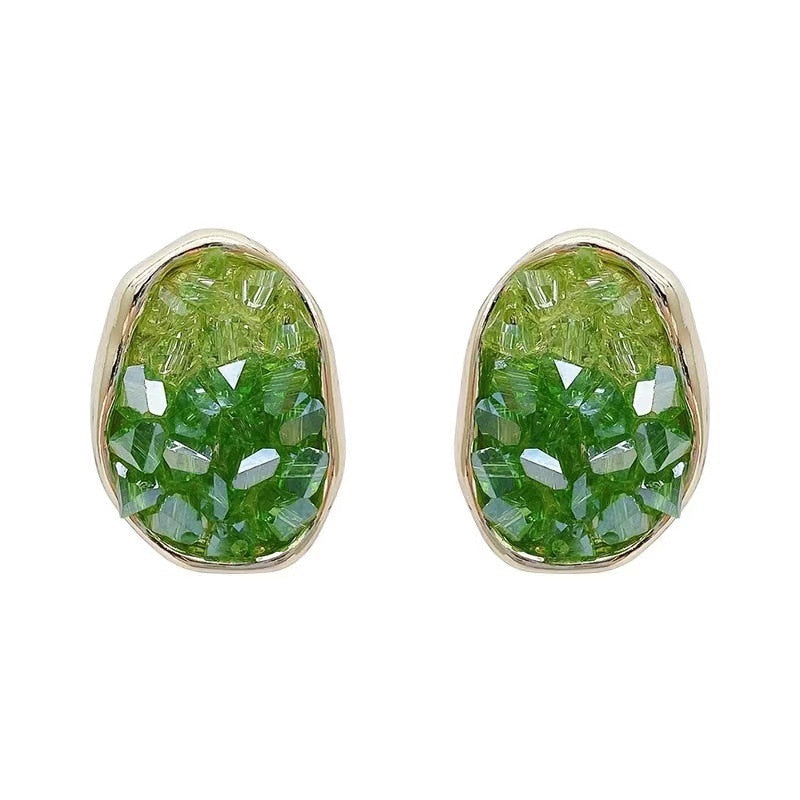 Irregular Brass Coil Earrings