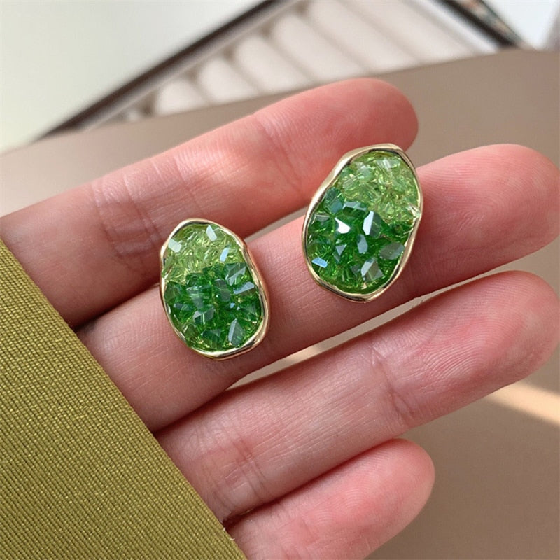 Irregular Brass Coil Earrings