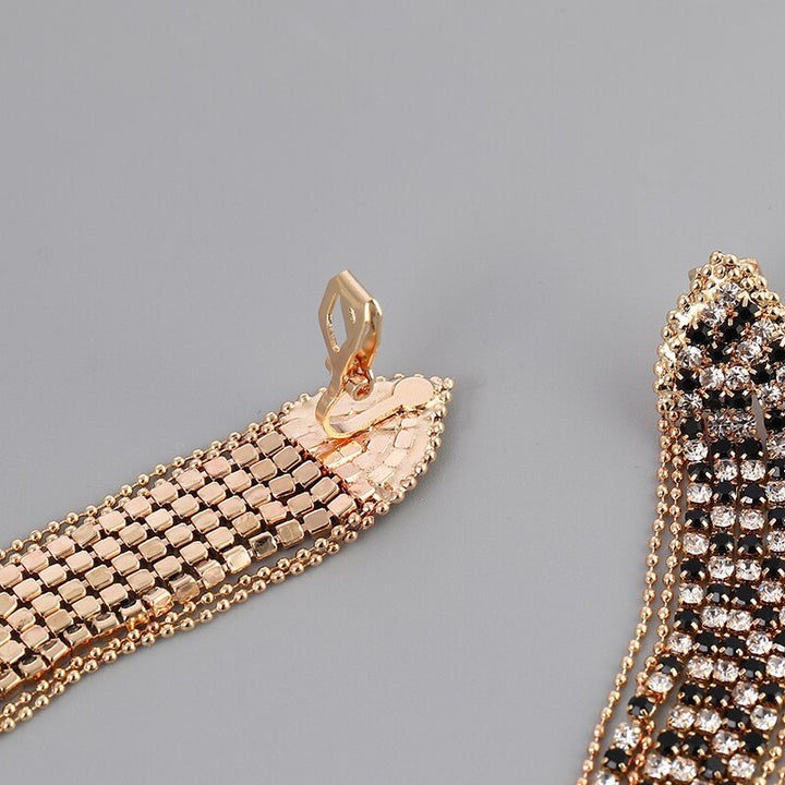 Classic Rhinestone Crystal Clip on Earrings