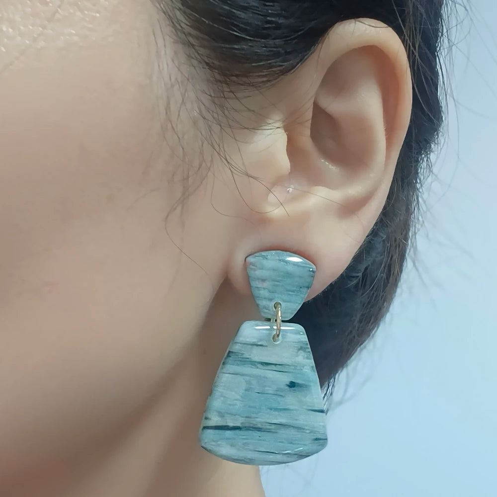 Handmade Polymer Clay Clip on Earrings