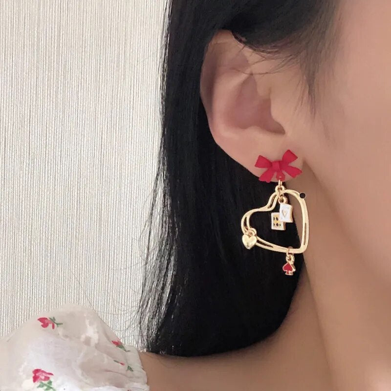 The White Rabbit Clip on Earrings