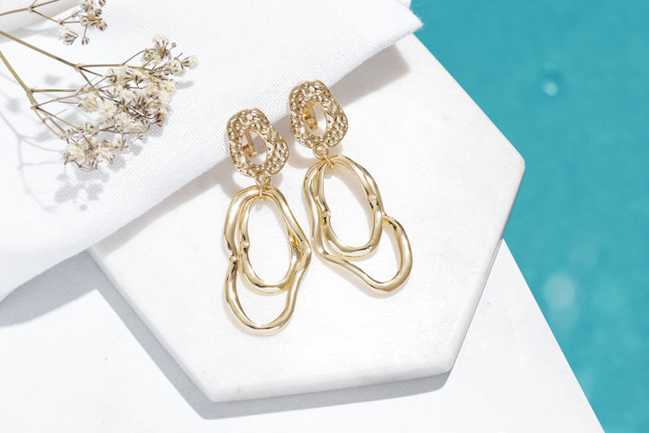 Retro Clip on Earrings