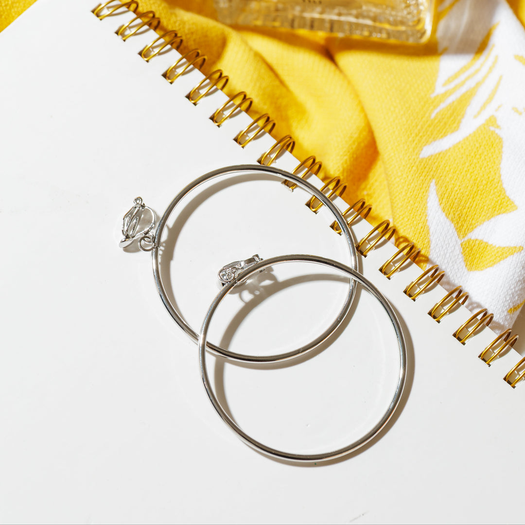 Classic Hoop Clip on Earrings