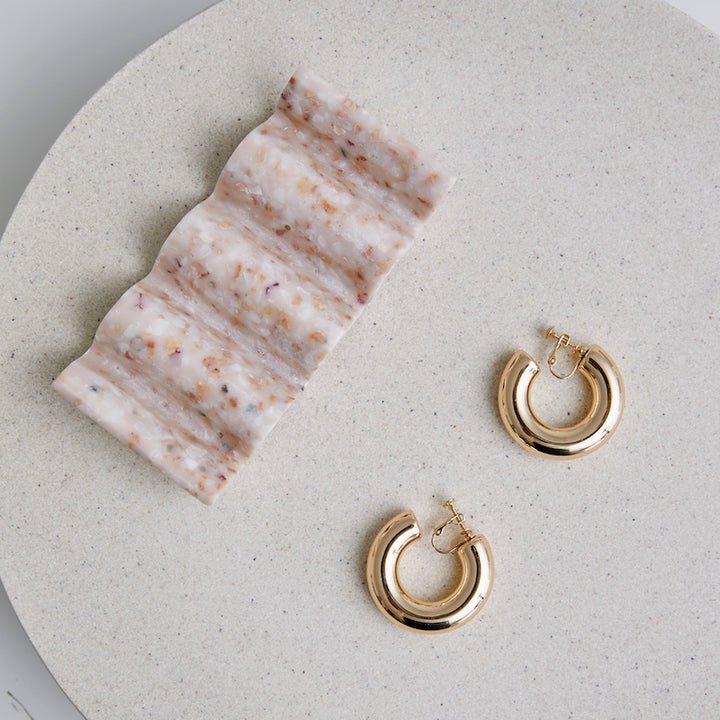 Vintage Hoop Clip on Earring