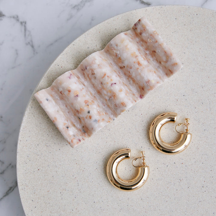 Vintage Hoop Clip on Earring