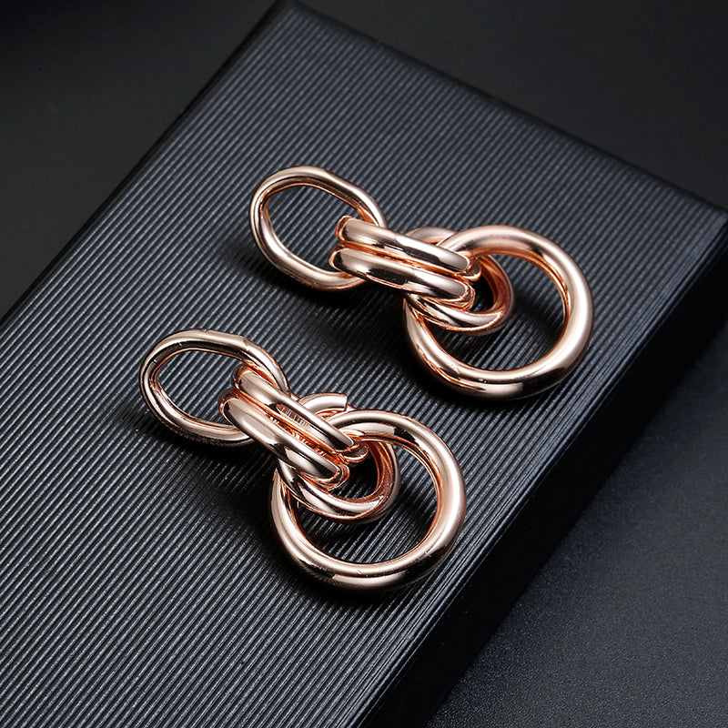 Metal Maxi Vintage Handmade Clip On Earrings