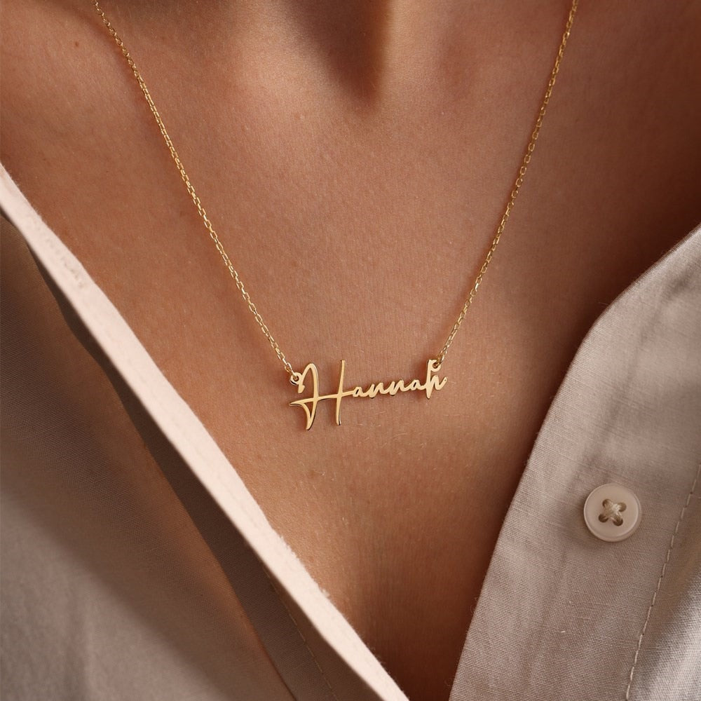 Customised Handwritten Name Necklace