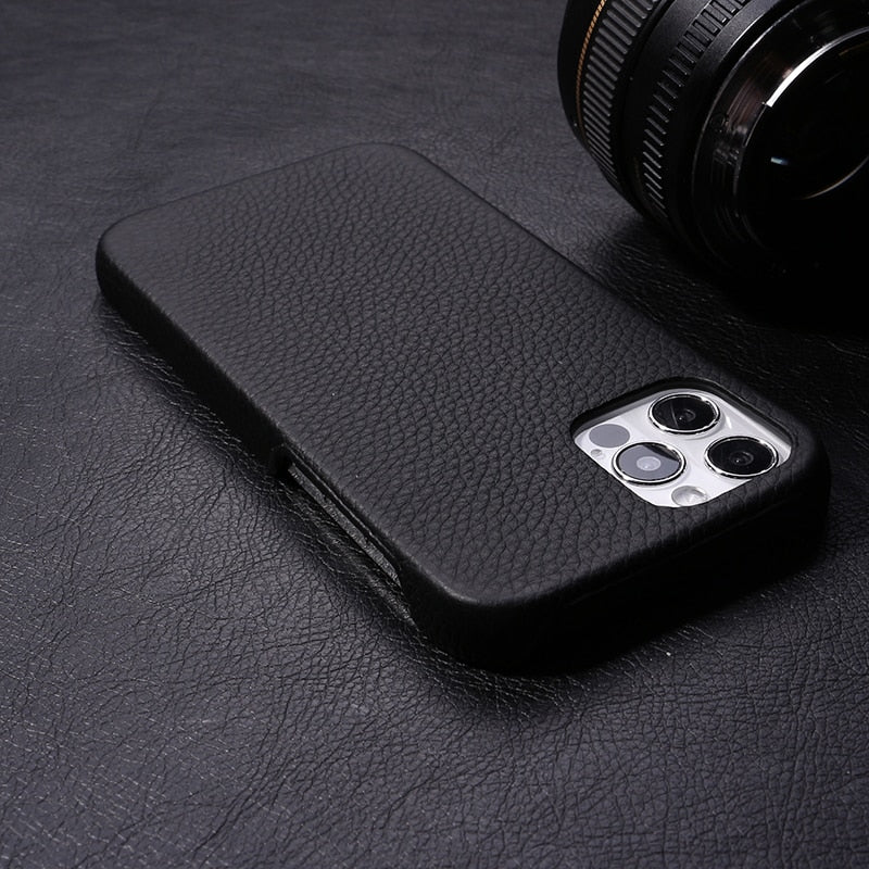 Genuine Leather iPhone Case for iPhone 14