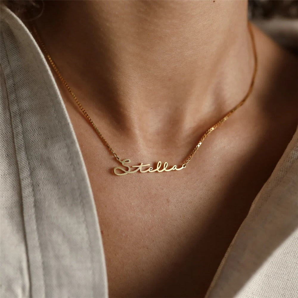 Customised Handwritten Name Necklace