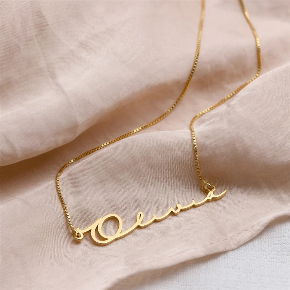 Customised Handwritten Name Necklace
