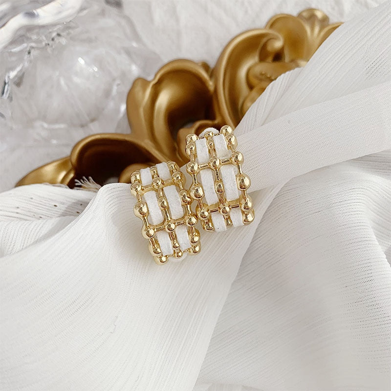 Retro C Shape Hoop Clip on Earrings