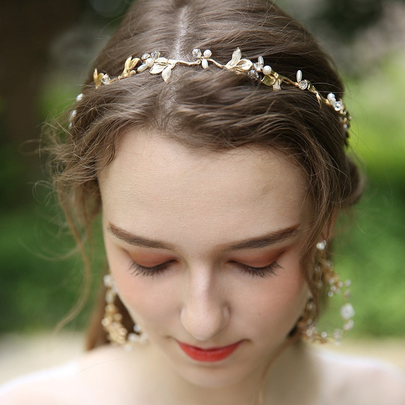 Handmade Bridal Crystal Headband