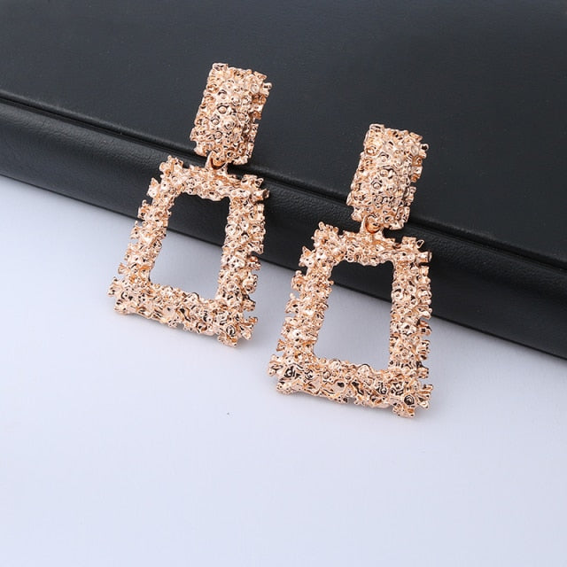 Vintage Large Clip On Earrings