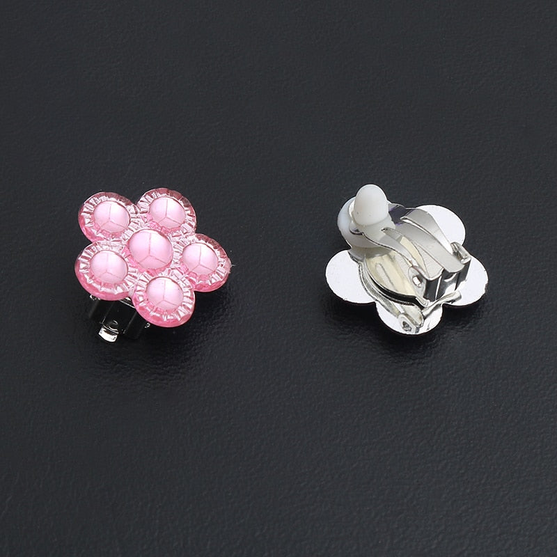 7 Pieces Mixed Styles Clip on Earrings for Kid