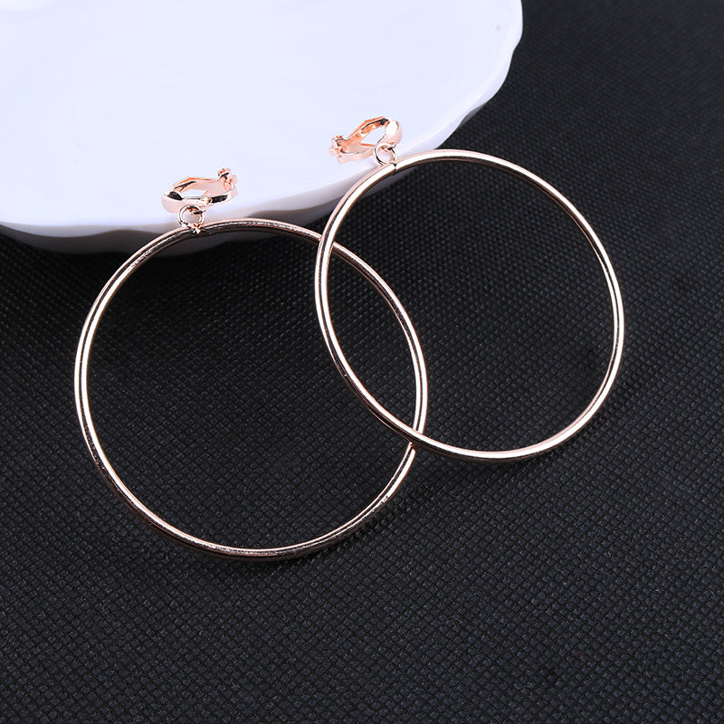 Classic Hoop Clip on Earrings