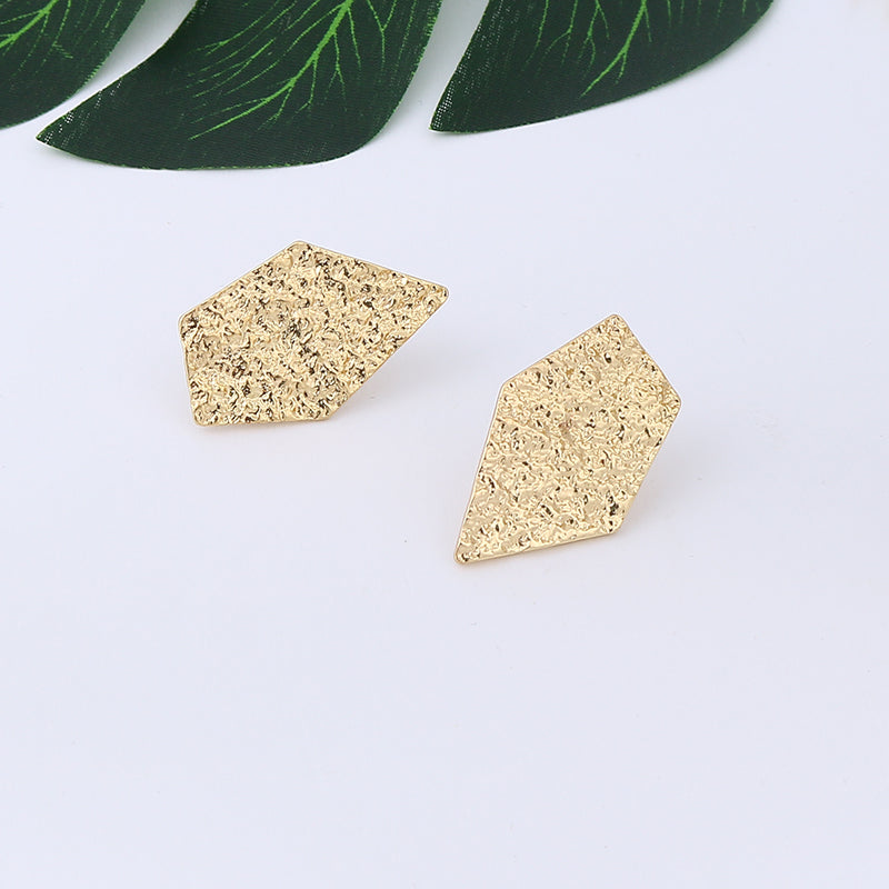 Natural Textured Clip on Earrings