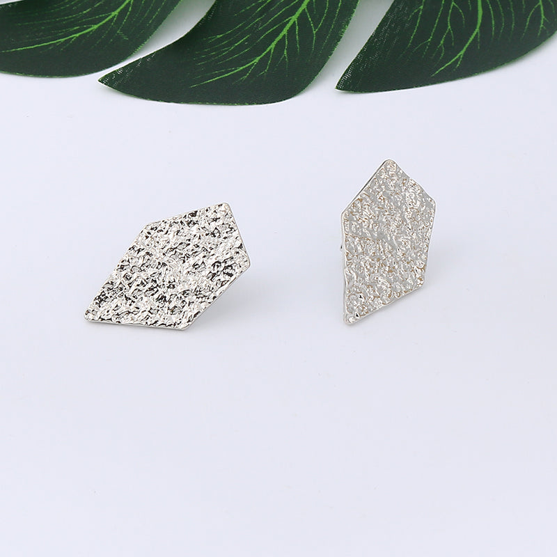 Natural Textured Clip on Earrings