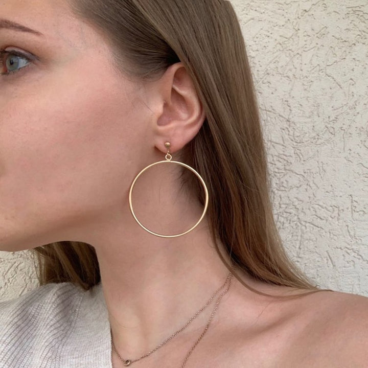 Classic Hoop Clip on Earrings