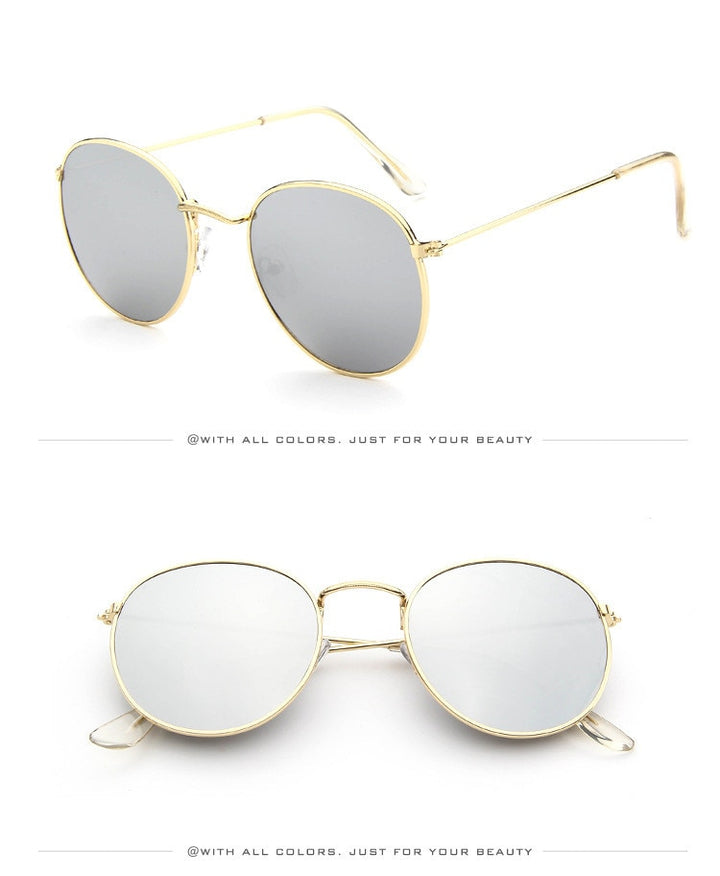 Classic Round Sunglasses - Gold / Silver